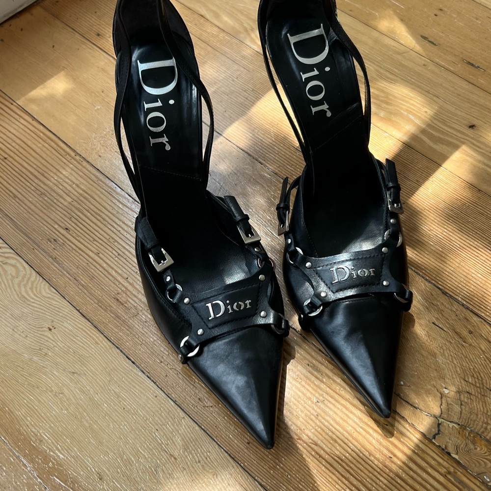 Vintage Dior F/W 2003 bondage pumps heels